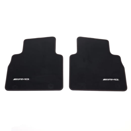AMG velours floor mats G-Class W465 black accent red 4-piece set genuine Mercedes-Benz  | A4656806301 3B92