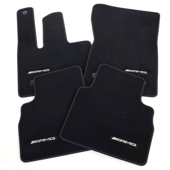 AMG velours floor mats G-Class W465 black basalt grey 4-piece set genuine Mercedes-Benz 