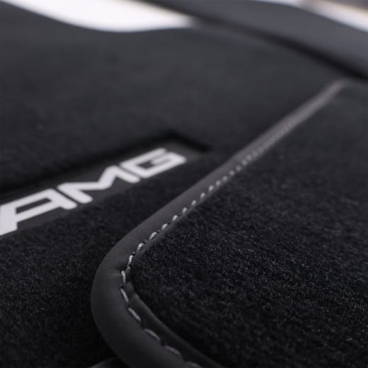 AMG velours floor mats G-Class W465 black basalt grey 4-piece set genuine Mercedes-Benz  | A4656806301 7J20
