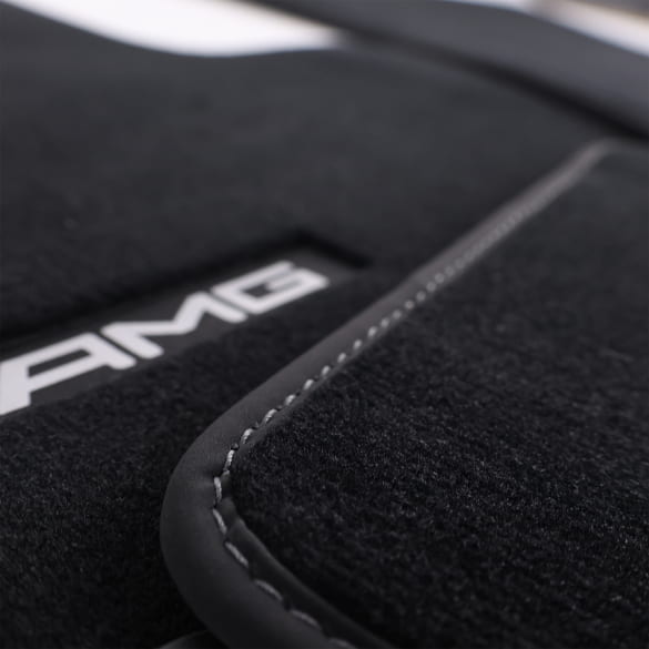 AMG velours floor mats G-Class W465 black basalt grey 4-piece set genuine Mercedes-Benz  | A4656806301 7J20