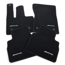 AMG velours floor mats G-Class W465 black dark tobacco 4-piece set genuine Mercedes-Benz  | A4656806301 8J60