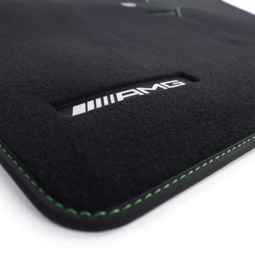 AMG velours floor mats G-Class W465 black genuine Mercedes-Benz  | A4656806301 6C77