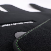 AMG velours floor mats G-Class W465 black genuine Mercedes-Benz  | A4656806301 6C77