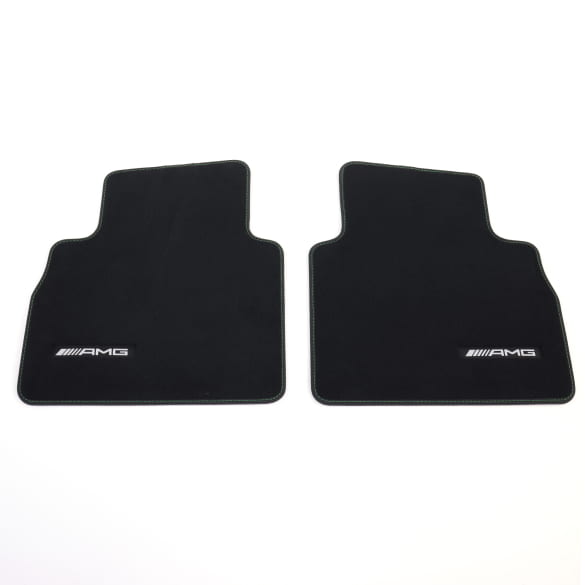 AMG velours floor mats G-Class W465 black genuine Mercedes-Benz  | A4656806301 6C77