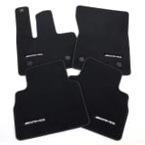 AMG velours floor mats G-Class W465 black pacific blue 4-piece set genuine Mercedes-Benz 