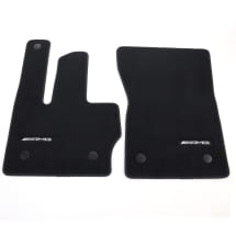 AMG velours floor mats G-Class W465 black pacific blue 4-piece set genuine Mercedes-Benz  | A4656806301 5C68