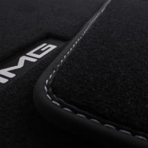 AMG velours floor mats G-Class W465 black sage grey 4-piece set genuine Mercedes-Benz  | A4656806301 7D67