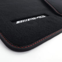 AMG velours floor mats G-Class W465 black SL red 4-piece set genuine Mercedes-Benz  | A4656806301 3D16