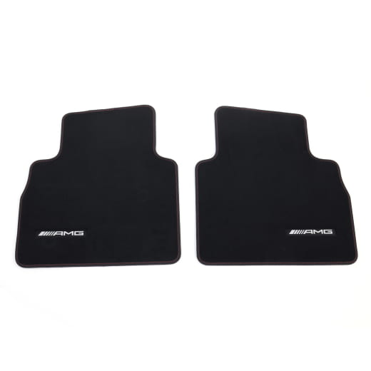 AMG velours floor mats G-Class W465 black SL red 4-piece set genuine Mercedes-Benz  | A4656806301 3D16
