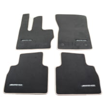 AMG velours floor mats G-Class W465 grey genuine Mercedes-Benz  | A4656806301 7Q17