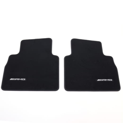 AMG velours automatten voor G-Klasse W465 zwart pacifischbl  | A4656806301 5C68