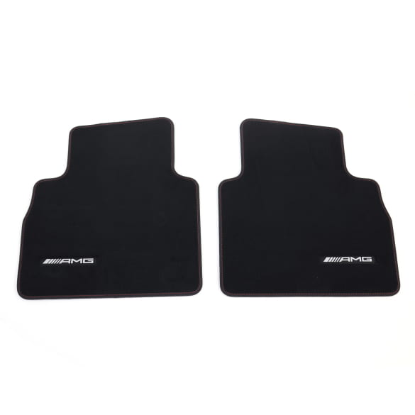 AMG velours automatten G-Klasse W465 zwart SL rood 4-delig   | A4656806301 3D16