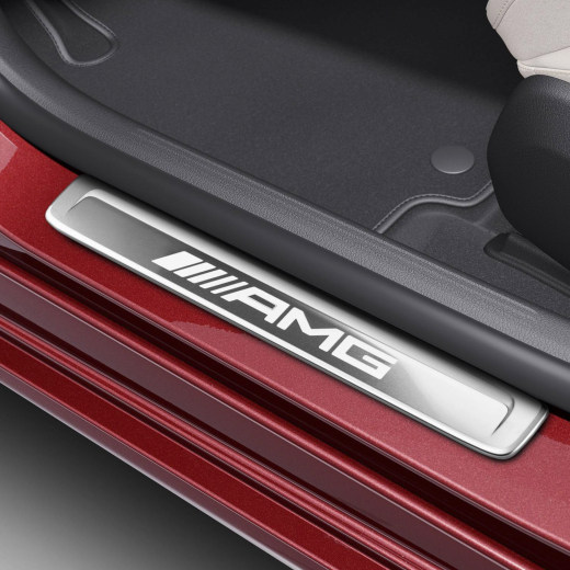 AMG Wechselcover instaplijsten zilver / wit GLC X254 | A2066805305-X254