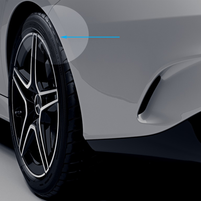 AMG Wheel Arch Extension CLA 118 Mercedes AMG Radlaufverbreiterung 