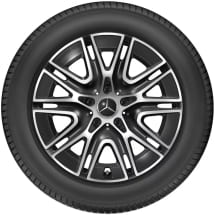 AMG winterbanden 20 inch G-Klasse W465 zwart complete wielen | Q440303910030-Set