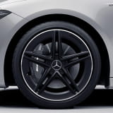 AMG winterbanden 19 inch CLA 45 Coupé C118 5-dubbele spaakvelgen zwart mat Original Mercedes-AMG