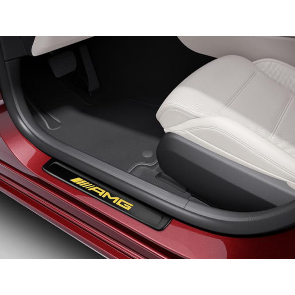 AMG wisselcover instaplijst zwart geel Code U45 Origineel Mercedes-Benz