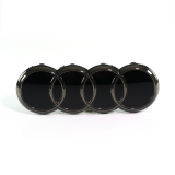 Emblema Audi anelli dark chrome Audi Q4 FZ calandra anteriore originale