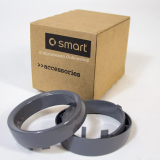 Anneaux décoratifs pour instruments auxiliaires platine smart fortwo 451 accessoire original smart