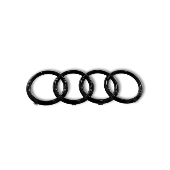 Audi Ringe Emblem schwarz Audi A4 B9 Heckklappe Original | 8W9071802-A4