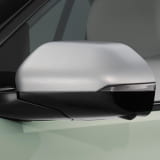 Außenspiegelgehäuse Spiegelkappen KIA EV3 gebürstetes Aluminium 2-teiliger Satz Original KIA