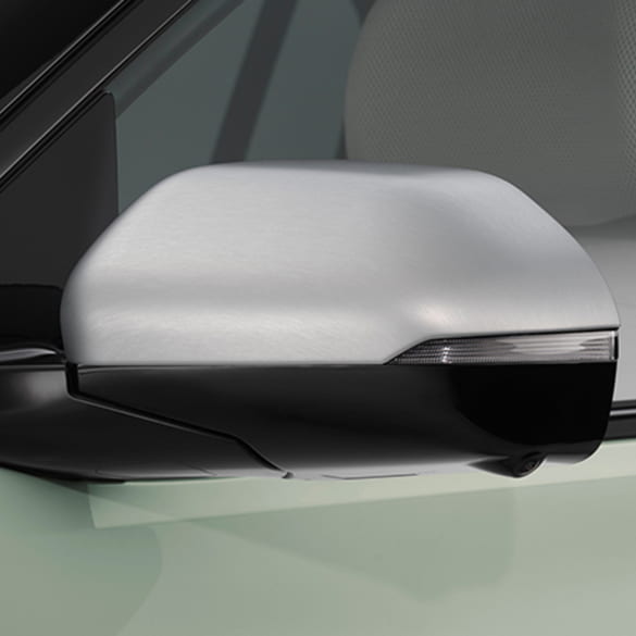 Außenspiegelgehäuse Spiegelkappen KIA EV3 gebürstetes Aluminium 2-teiliger Satz Original KIA