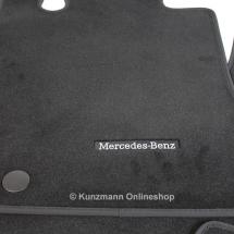 Velours automatten zwart C-Klasse Origineel Mercedes-Benz | A2056800404 9J74