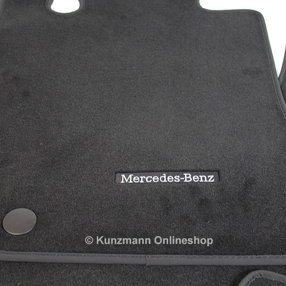 Velours automatten zwart C-Klasse Origineel Mercedes-Benz | A2056800404 9J74