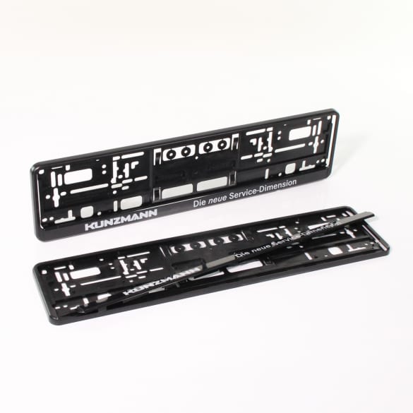 Kunzmann kentekenplaathouder 2-delig voor & achter 520 x 110 mm