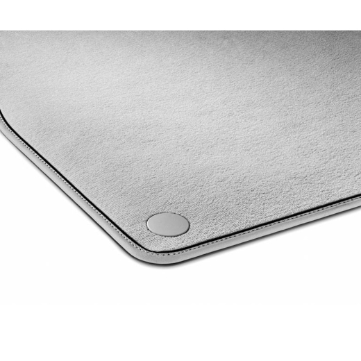 Automatten velours Classic grijs 4-delige set EQS V297 | Classicmatten-grau-V297