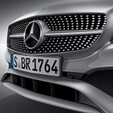 Diamanten grille auto met chroompinnen A-Klasse W176 Facelift Origineel Mercedes-Benz