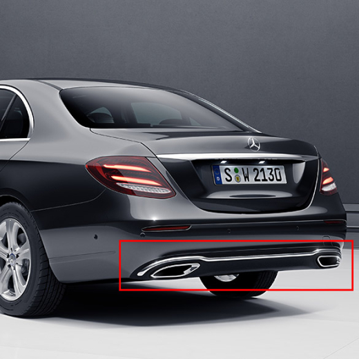 Diffusore Avantgarde Mercedes-Benz retrofit terminali scarico | 213-Avantgarde-Diffusor-K