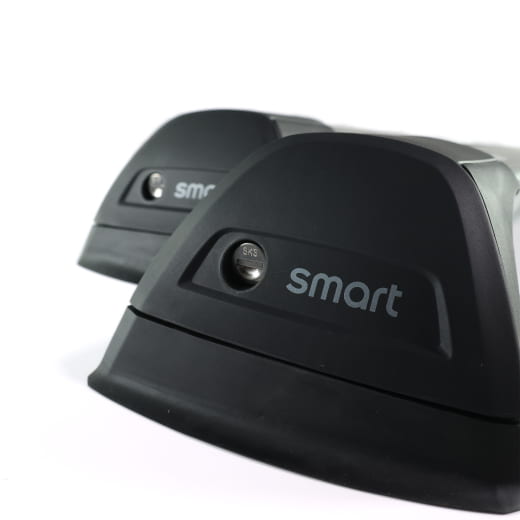 Barras de techo, barras base smart #3 THREE negro, 2 piezas, original smart | QAP8894644976