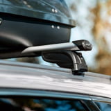Barras portaequipajes barras base Kia Sorento MQ4 aluminio plata negro Original Kia