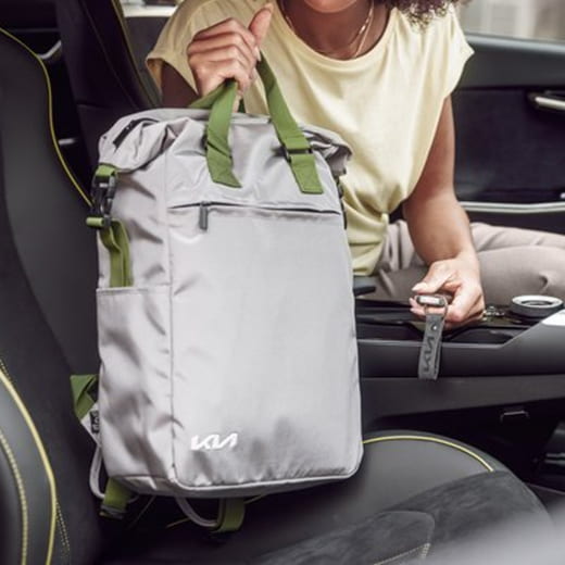 Backpack Grey Green 16l Genuine KIA | 66951ADE4302