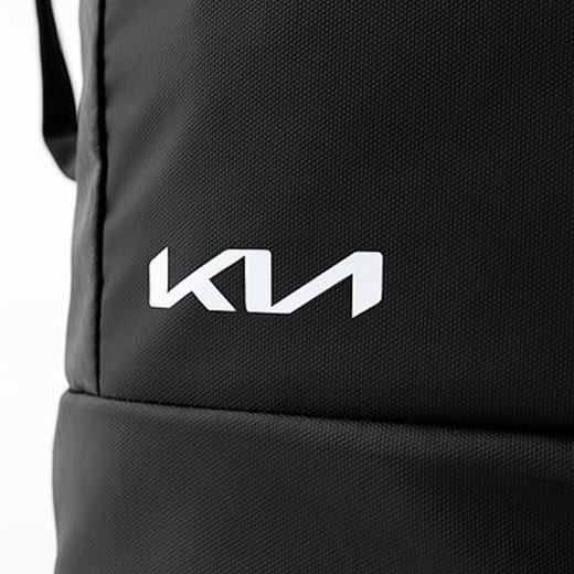 Backpack Rolltop Black Genuine KIA | 66951ADE4303