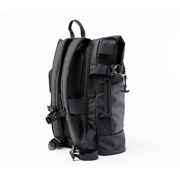 Backpack Rolltop Black Genuine KIA | 66951ADE4303
