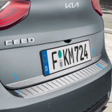 Baguette arrière en acier inoxydable brossé Kia Ceed CD d'origine Kia