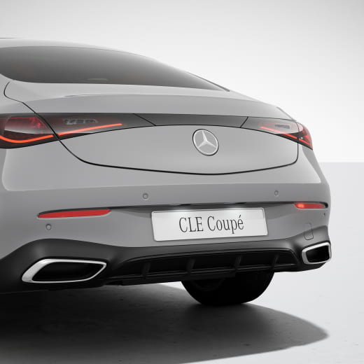 Baguette décorative pare-chocs arrière Night Package CLE C236 Coupé Mercedes-Benz d'origine | A2368858001-C236