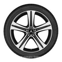 19 inch velgenset 5-spaaks zwart SL R231 Origineel Mercedes- | A23140114007X23/15007X23-Satz