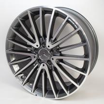 AMG 20 inch velgenset titangrijs meerspaaksvelg GLA X156 Ori | A15640129007X21-Satz