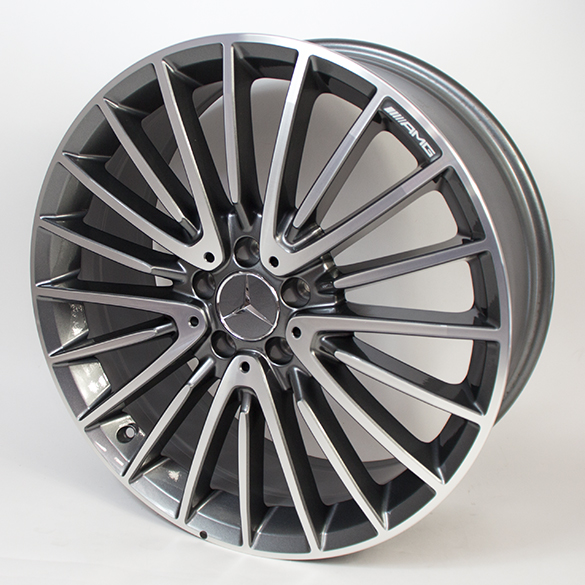 AMG 20 inch velgenset titangrijs meerspaaksvelg GLA X156 Ori | A15640129007X21-Satz