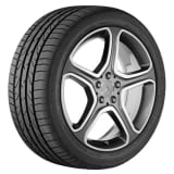 5-spaaks 17 inch velgenset A-Klasse W176 origineel Mercedes-Benz tremolit-grijs