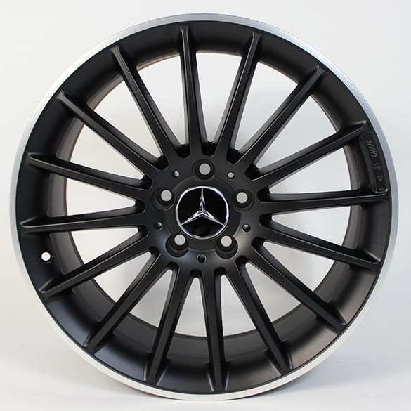 AMG 19 inch velgenset A-Klasse W176 veelspaaks mat zwart