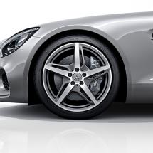 AMG 19 / 20 inch velgenset AMG GT C190 5-dubbelspaaks grijs  | AMGT-5SP-silber