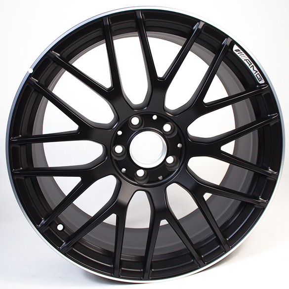 AMG 19 inch smeedvelgenset C-Klasse W205 kruisspaaks zwart o | A2054011700/18007X71-Satz