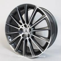 E43 AMG 20 inch velgenset E-Klasse W213 multi-spaaks titangr | A21340139/2300-7X21