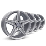 18 inch AMG velgenset E-Klasse W213 5-spaaks titangrijs Origineel Mercedes-Benz
