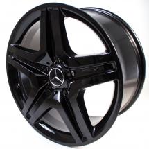 G 63 AMG 20 inch velgenset zwart G-Klasse W463 origineel MB | A46340127027X43-Satz