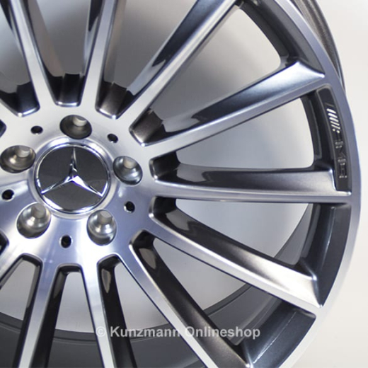 GLS AMG 21 inch velgenset veelspaaks design GLS X166 Origine | A16640132007X21-Satz